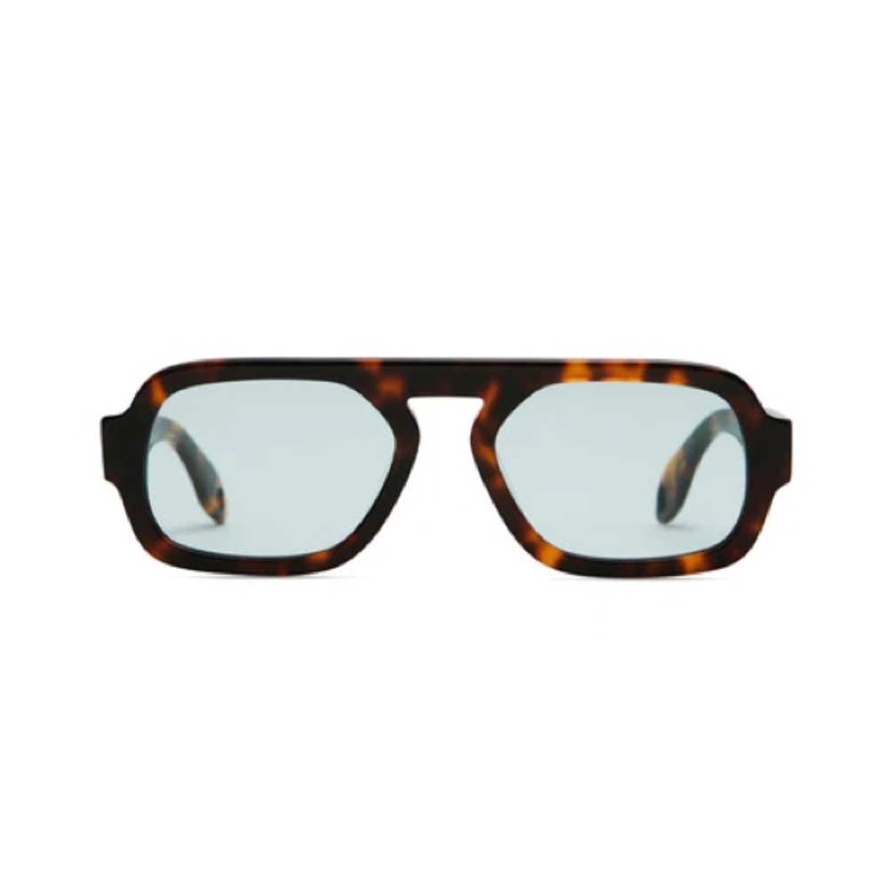 JANE MINI AVIATORS IN BROWN TORTOISE